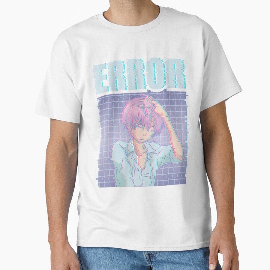 Glitched Aesthetic Error Boy Anime Art By Merch, Limited Edition, Perfect Gift For You And Friends by luanajardelp