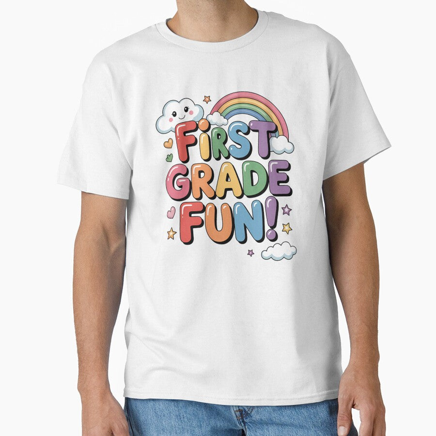 First Grade Fun School by EasyTees4u