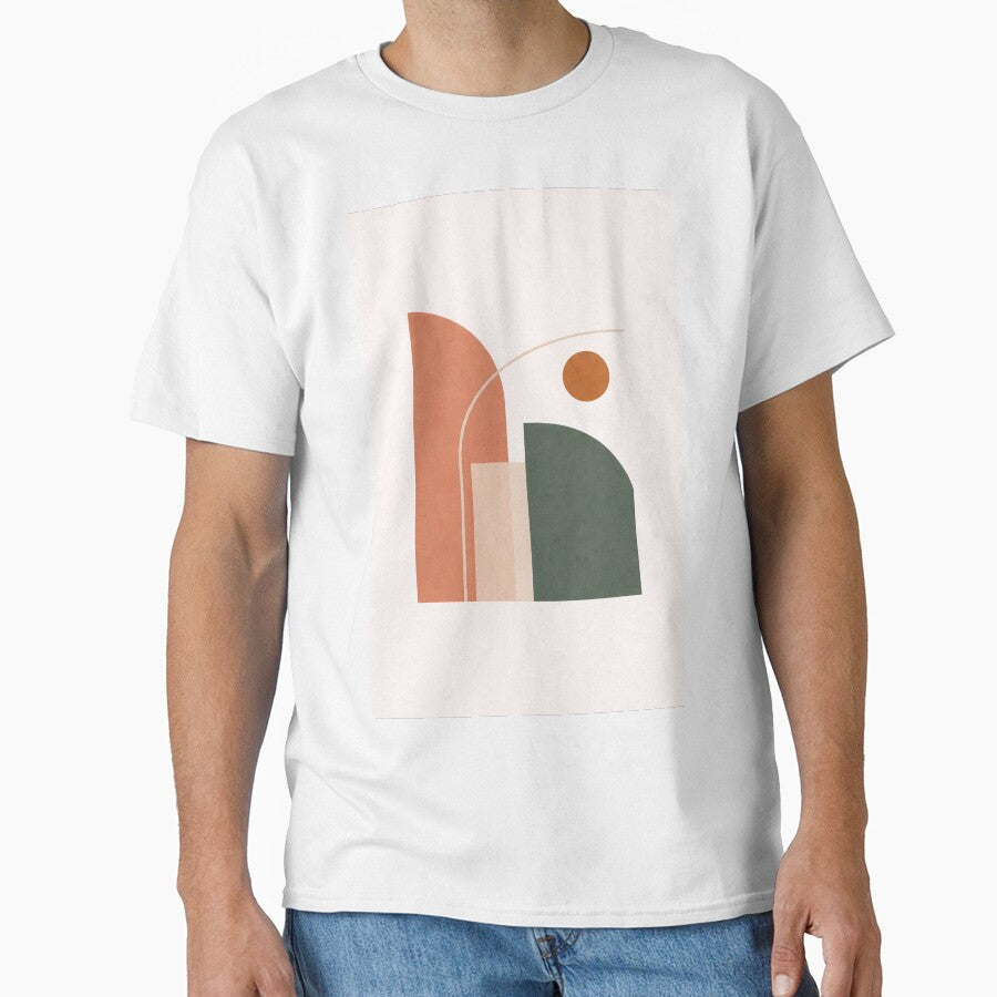 Earth Tones Geometry – Modern Minimalist Abstract Art by DrizzyV