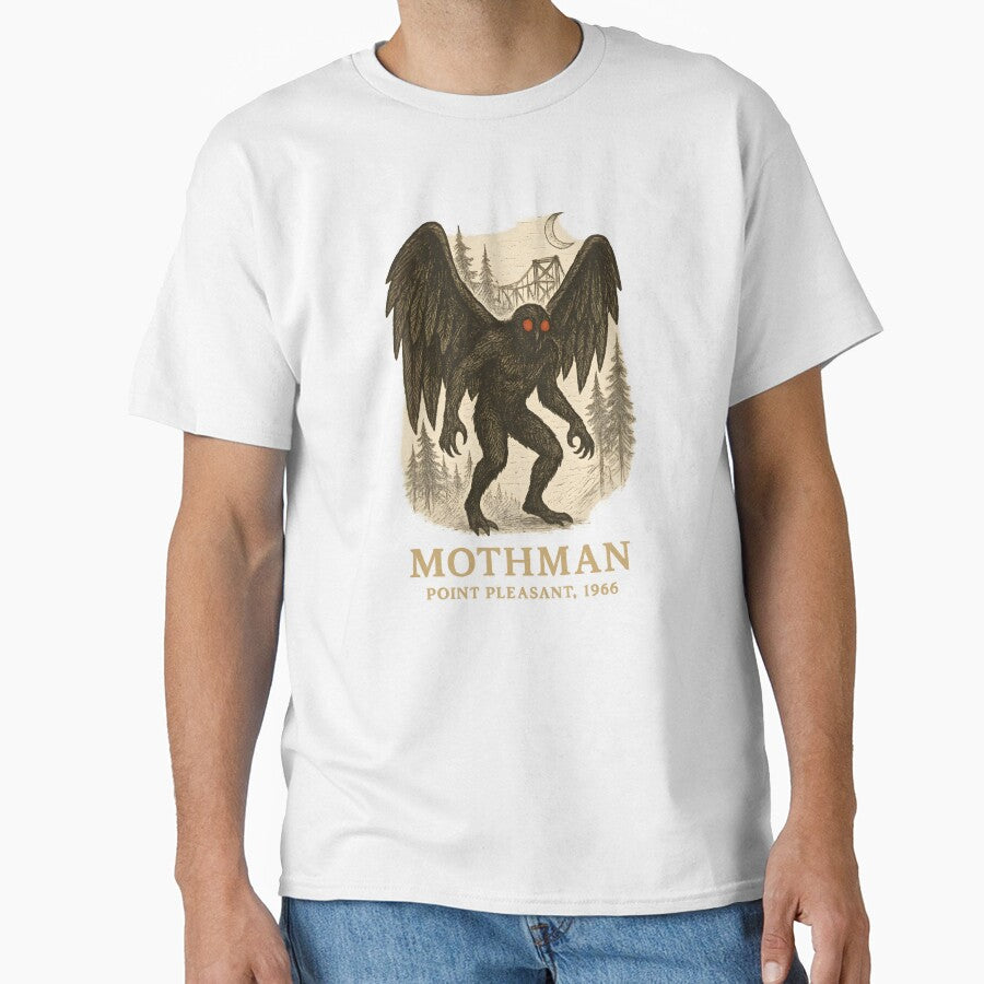 Mothman – Point Pleasant 1966 | Hatching illustration by SlatoMato