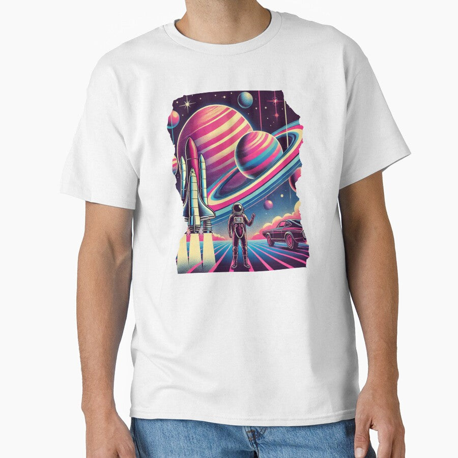 Cosmic Odyssey: Retro-Future Voyage by SparrowTrend