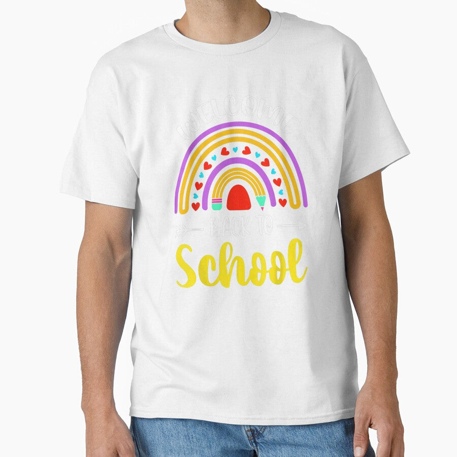 Welcome Back to School Survival Math Quiz Rainbow by AdonisShop