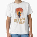 Ride Into The Wild – Motorcycle Adventure Sunset Design by NiDoya