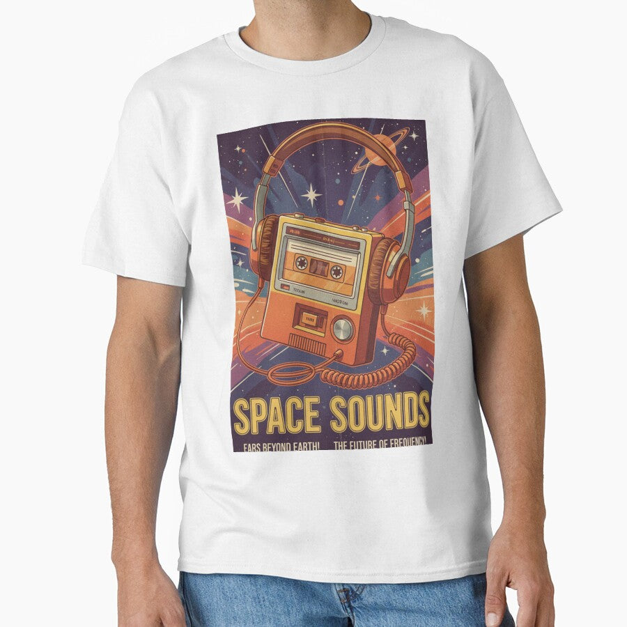 Retro Space Sounds Walkman Poster by Dariusz.K