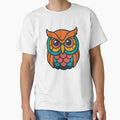 Retro Owl – 70s Geometric Design by Sunset Syndicate