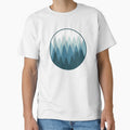 Minimalist Mountain, Forest, Into the Wild, Mountain Illustration by bluesky26