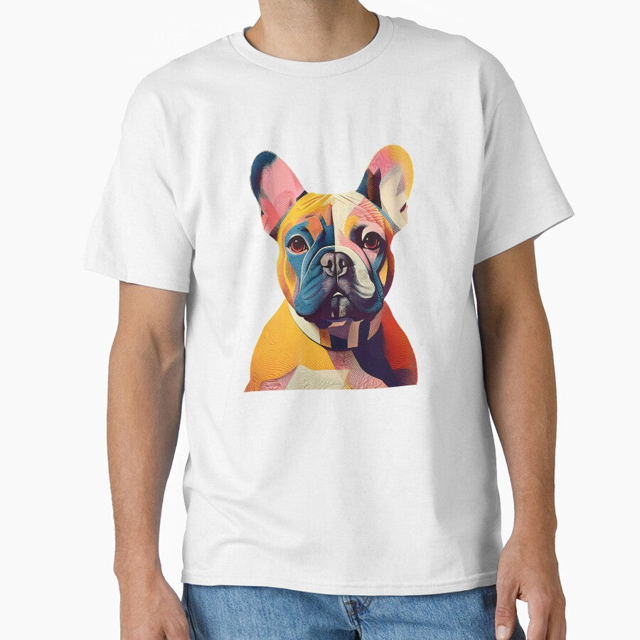 French Bulldog Minimal Bauhaus Art by OzzFrequency