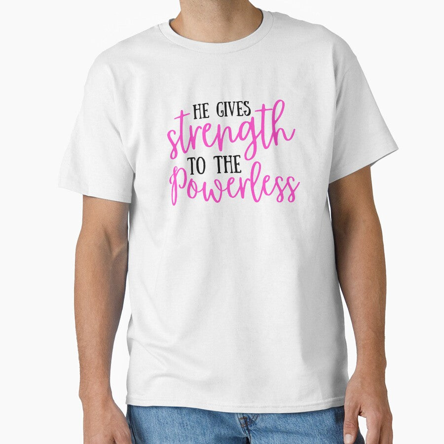 He Gives Strength To The Powerless by alchemytree