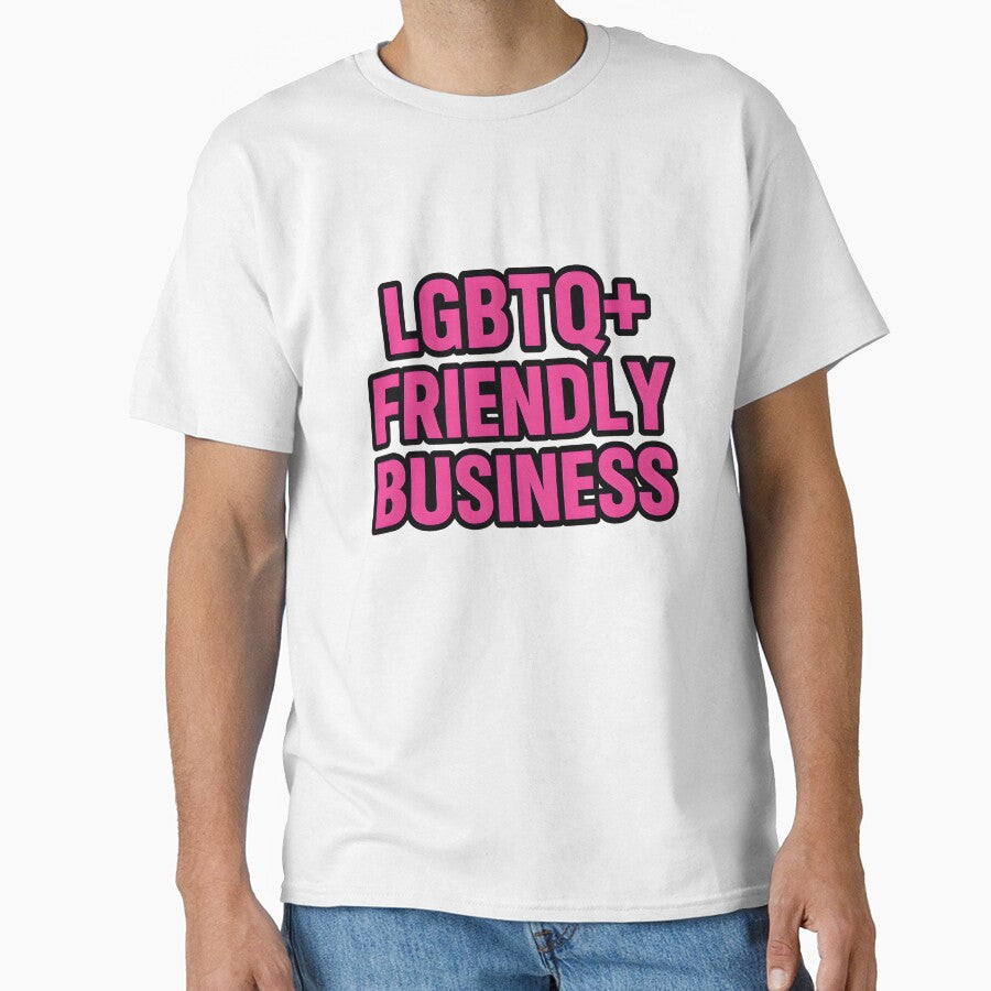 LGBTQ+ Friendly Business – Bold Pink Statement by Haus Of Sin