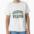 Academic Weapon Retro Student Shirt by Amr Darwish Graphic designer