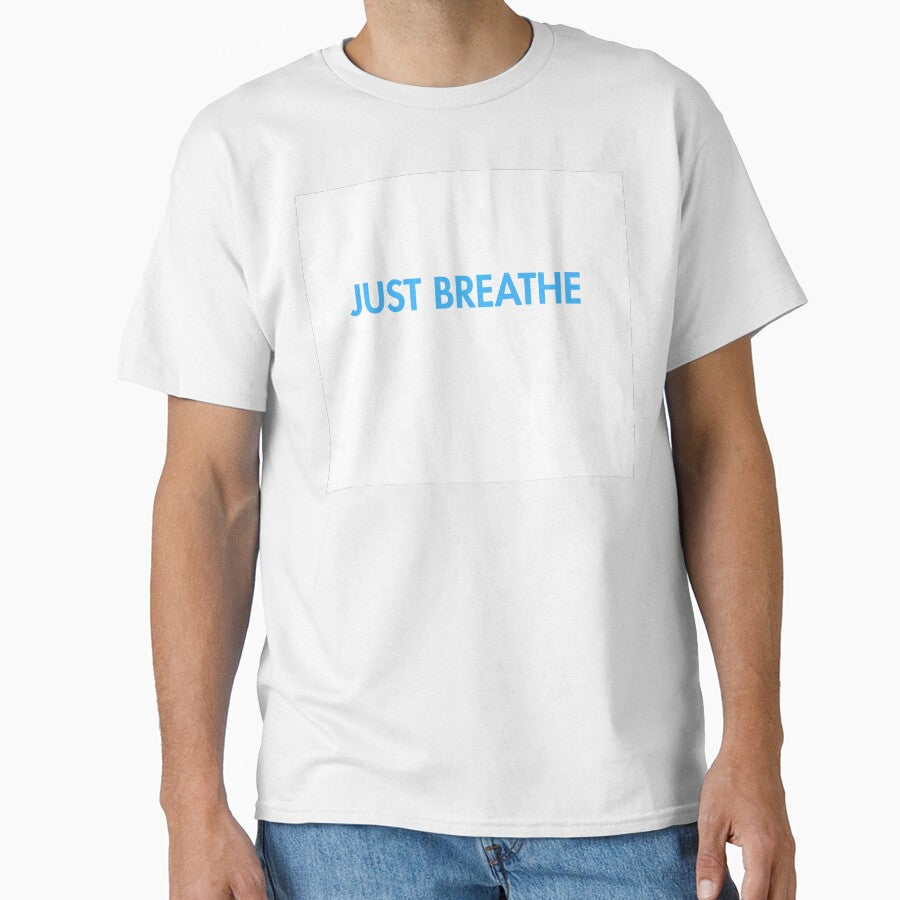 Just Breathe – Minimalist Mindfulness Quote by katerin17