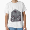 Hippo butt, large print white edition by bye-then