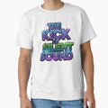 The Kick of Silent Sound Retro Neon Typography Quote by Dzblack