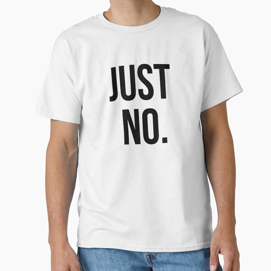 Just No Funny Minimalist Quote by MoodOffline12427