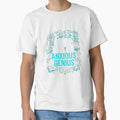 Study Like an Anxious Genius Funny Student Shirt by Amr Darwish Graphic designer