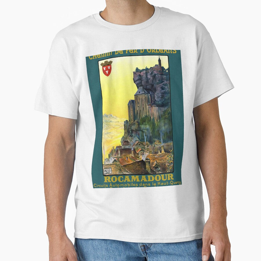 Vintage Travel Poster France Rocamadour by AlejandreEd