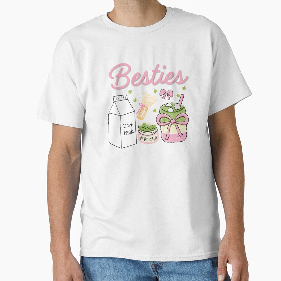 Besties Cute Oat Milk and Matcha Lover by thebest-2studio