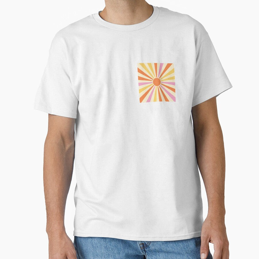 Retro Sunburst Vintage Rainbow Rays by Tato's