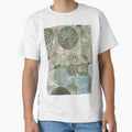Abstract Patterned Circles in Metallic and Earth Tones by LymphomaLass