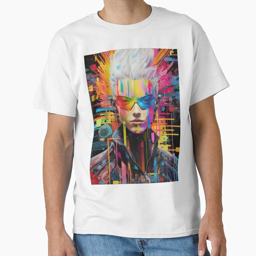 Jacking In - Cyberpunk Vaporwave Art | Anime Retro Aesthetic by AeonAcademy