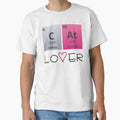 CAT LOVER - Positive, motivational, funny quotes written by chemical elements by VugArtShop