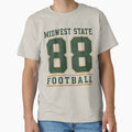 Midwest State 88 Football Vintage College Athletic Design Green and Gold by Melian Vintage