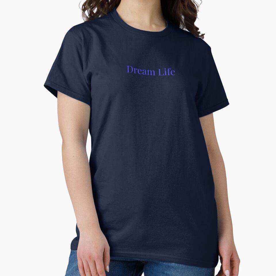 Dream Life Minimal Quote by VibeShift Studio