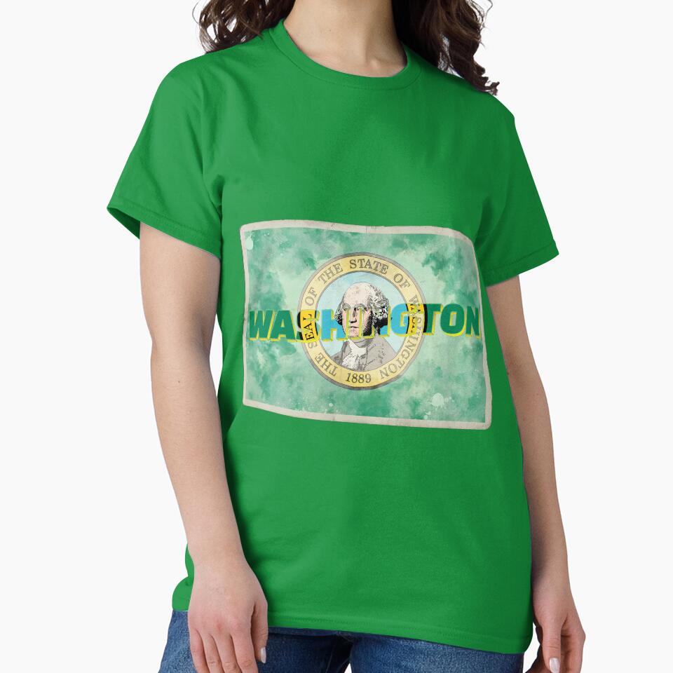 Washington State vintage style retro souvenir by DeveloperProp0