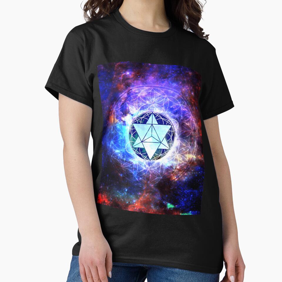 Sacred Geometry Merkaba Abstract by jyabbmgxek27
