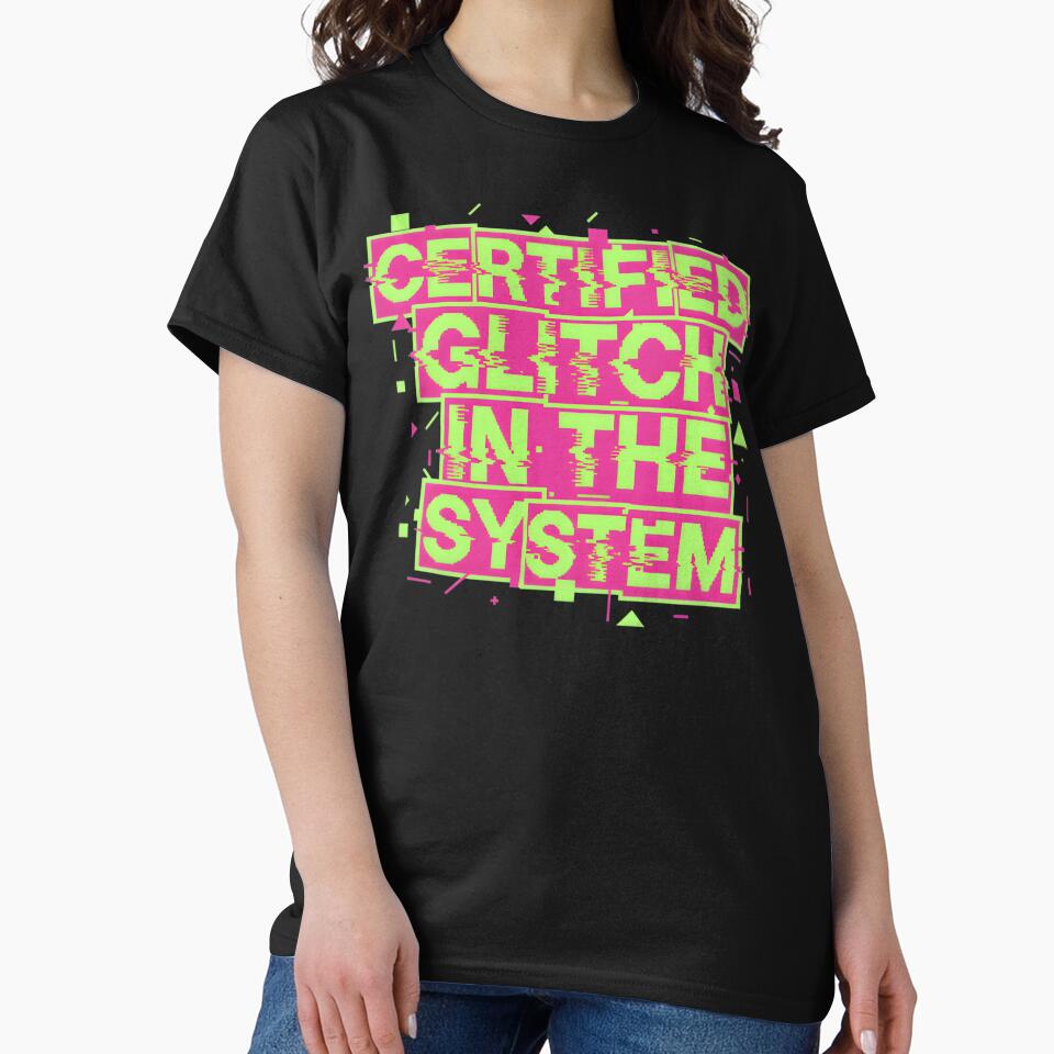 Certified Glitch in the System Art by AnnDesignStudio