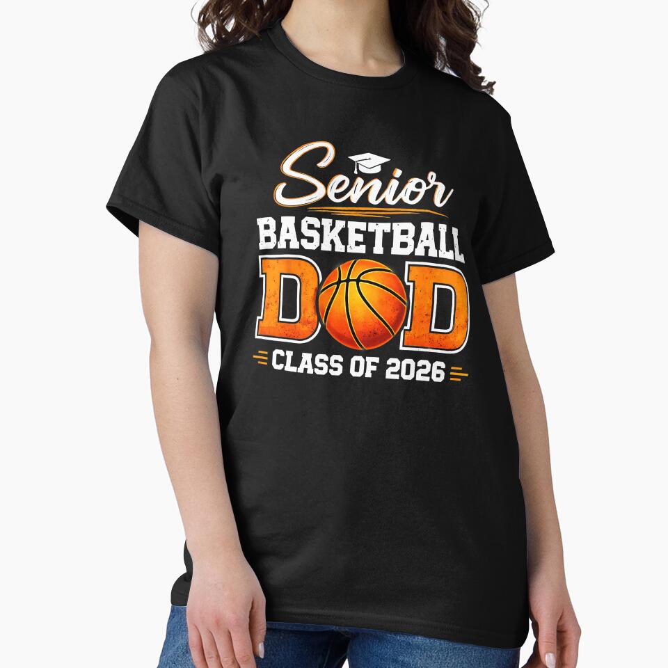 Senior Basketball Dad Class of 2026 Graduation Pride Sports Parent by allistermariam