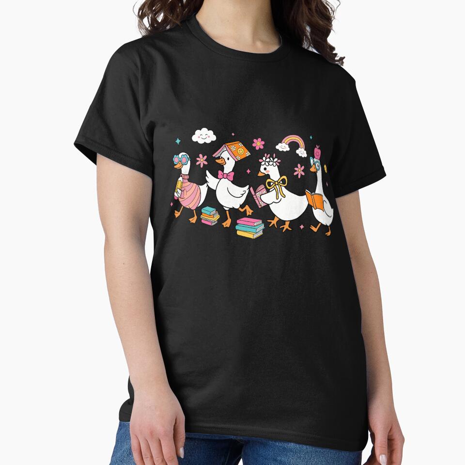 Cute Retro Back to School Goose Kids Teacher by KroghDs