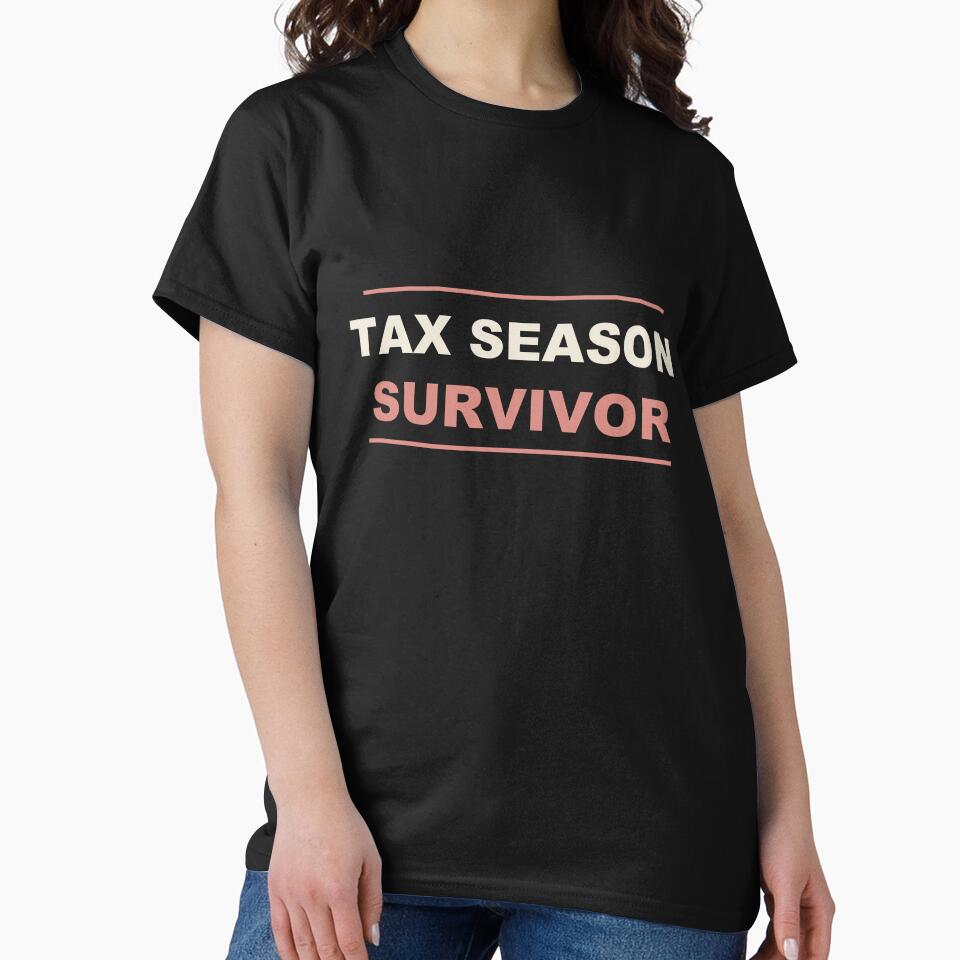 Tax Season Survivor - Funny Accountant by RetroThreadWorks