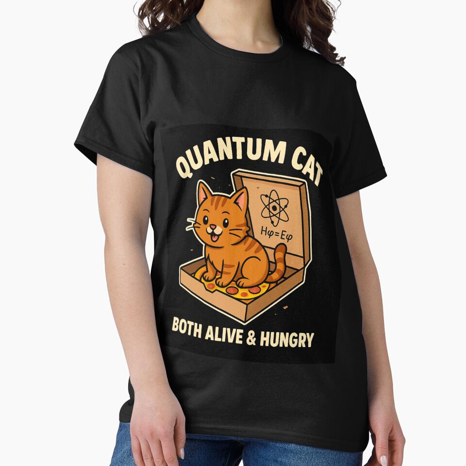 Quantum Cat – Both Alive & Hungry by JOANNASKAH