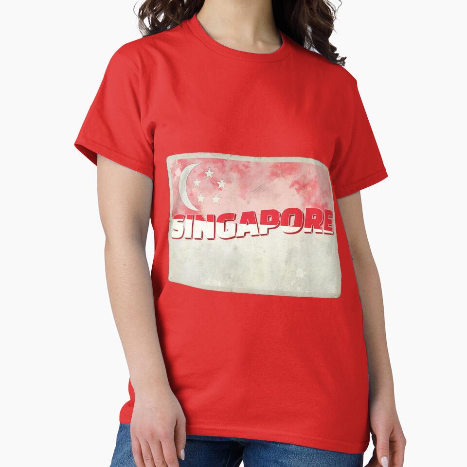 Singapore Vintage style retro souvenir by DeveloperProp0