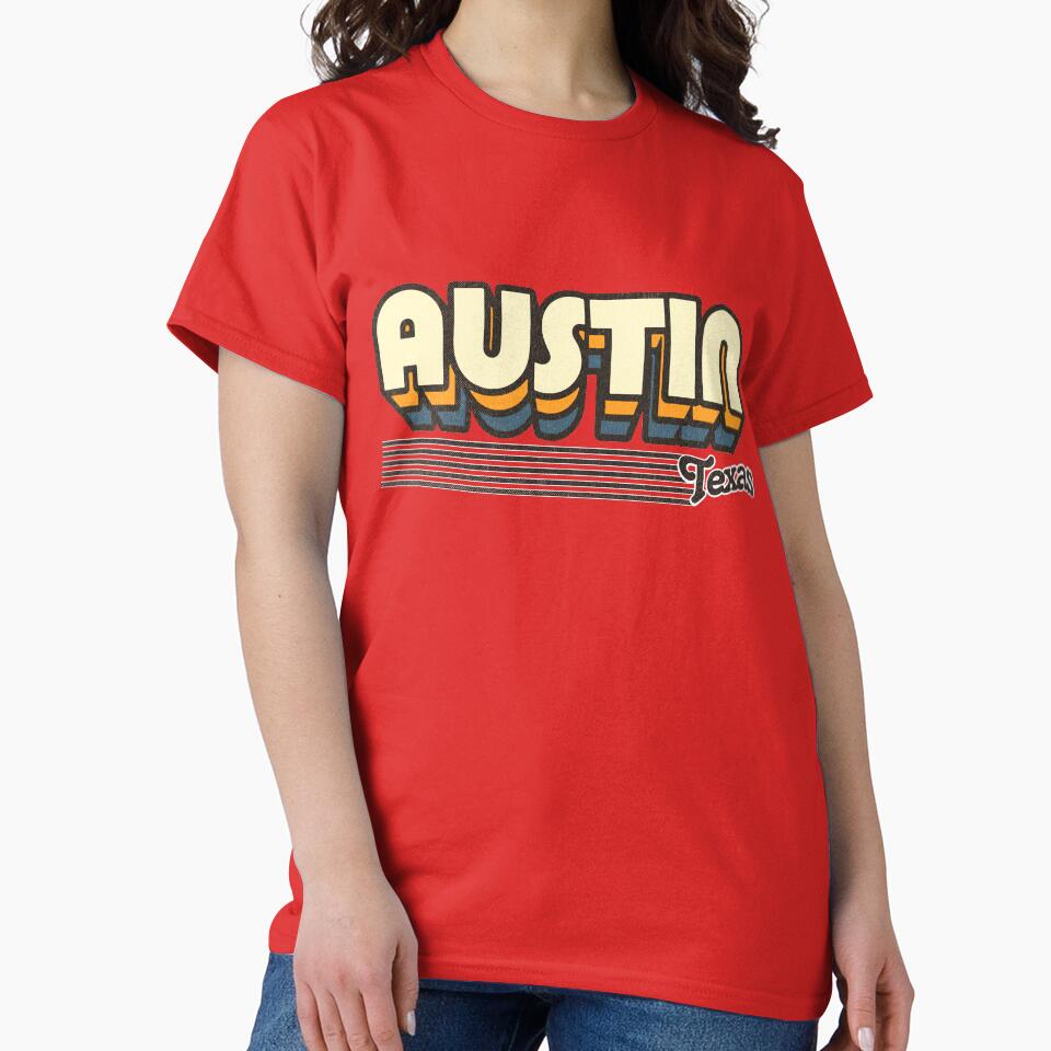 Austin, Texas | Retro Stripes by retroready