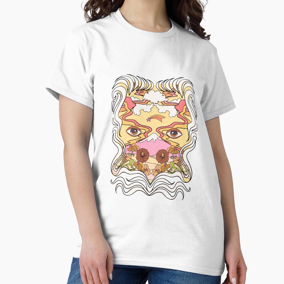 Psychedelic abstract face hippie style by NKTN