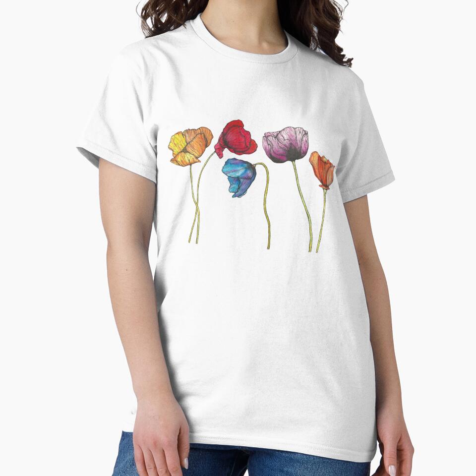 Colourful Poppies by SerenSketches