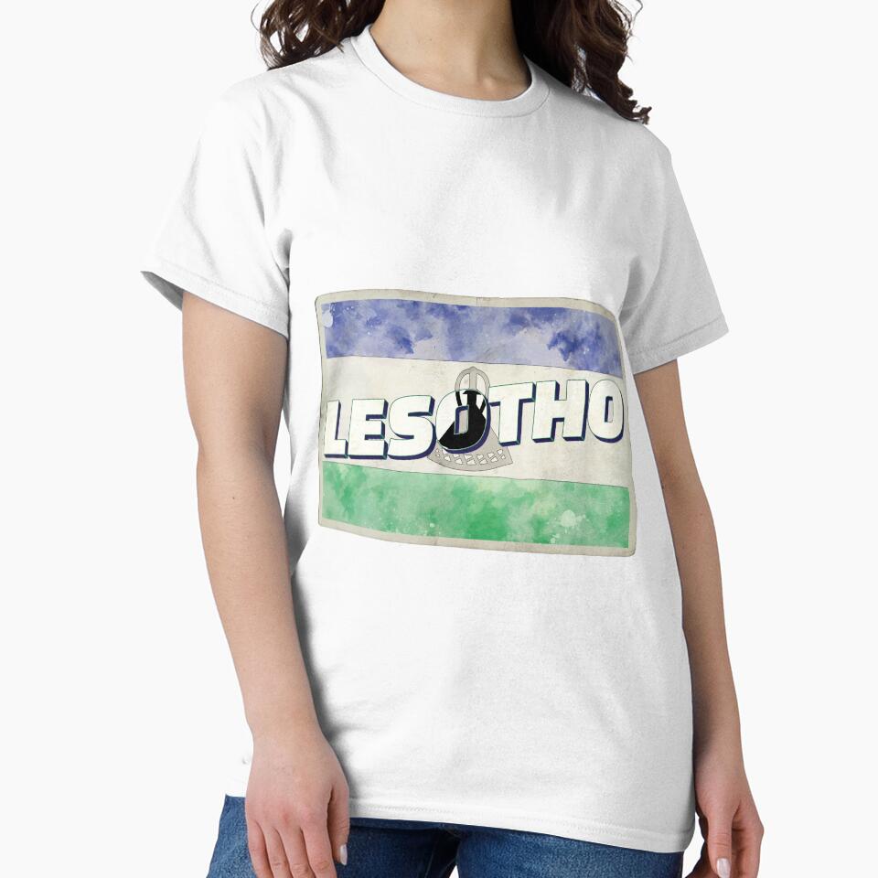 Lesotho Vintage style retro souvenir by DeveloperProp0