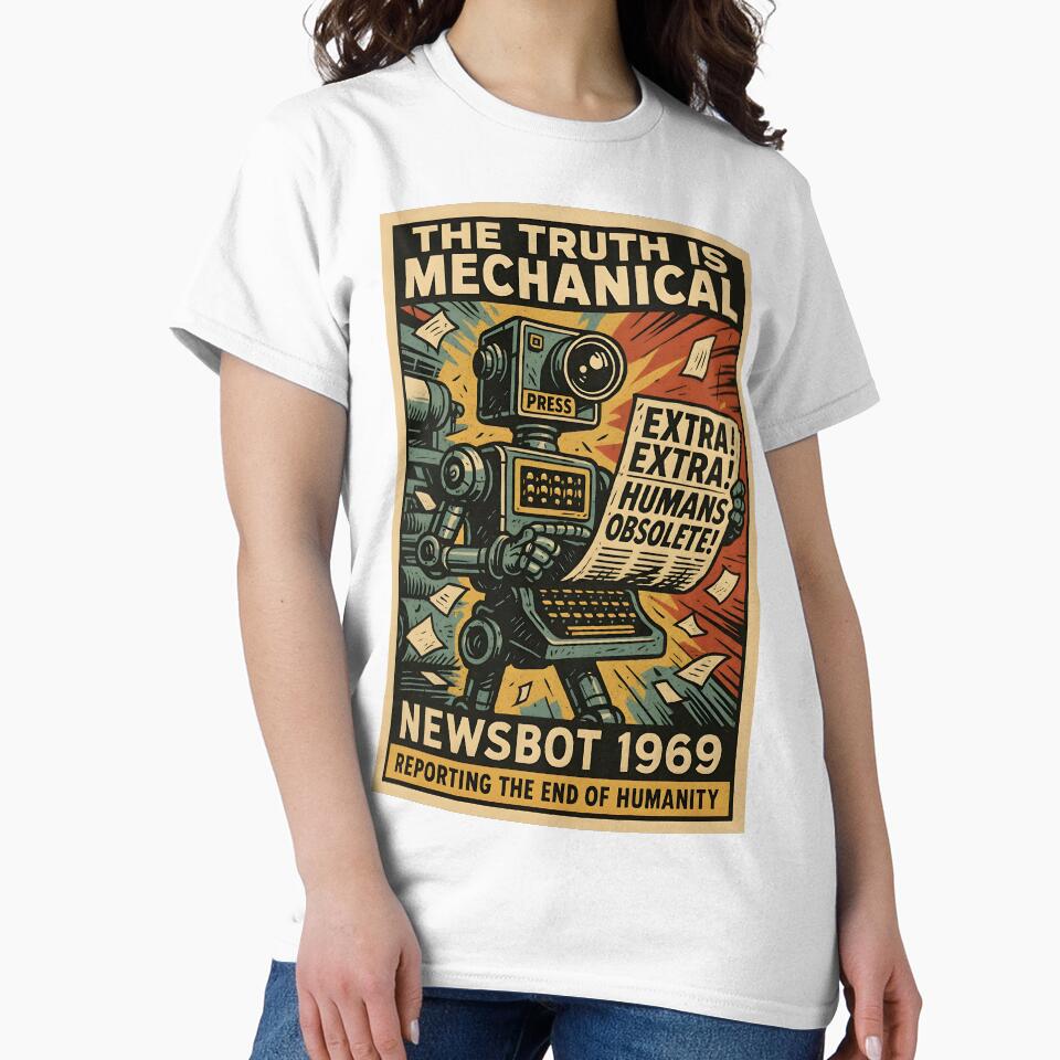 Retro Robot - Vintage Sci-Fi Propaganda by RobotAIArt