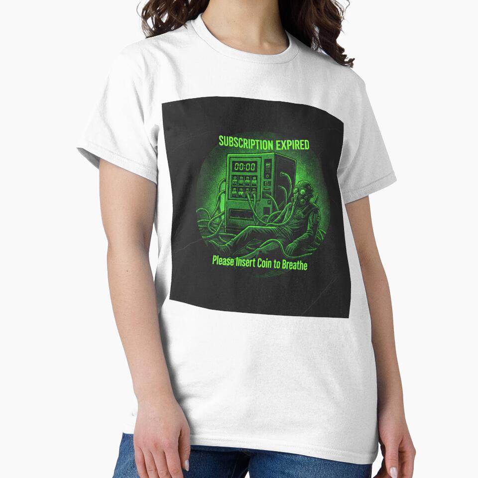 Retro-Futuristic Subscription Economy Dystopian Satire by SavinMercantile