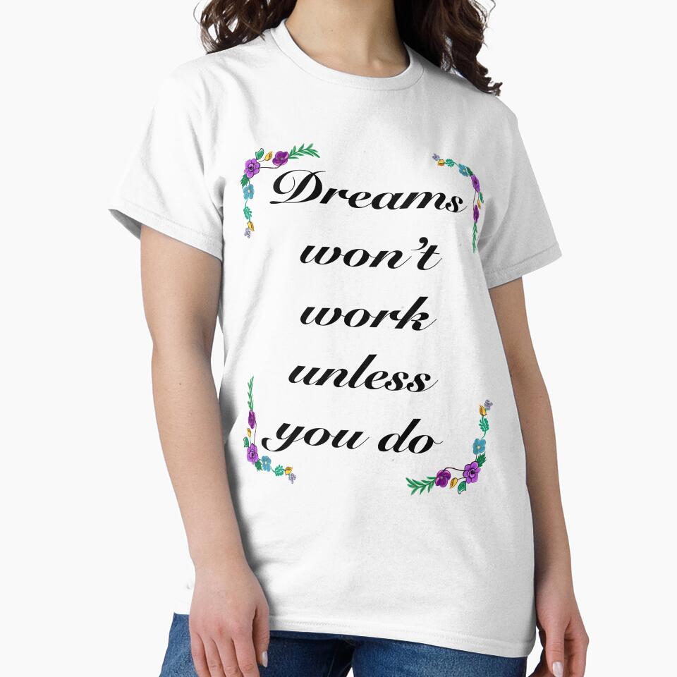 Inspirational motivational affirmation - dreams by Artonmytee
