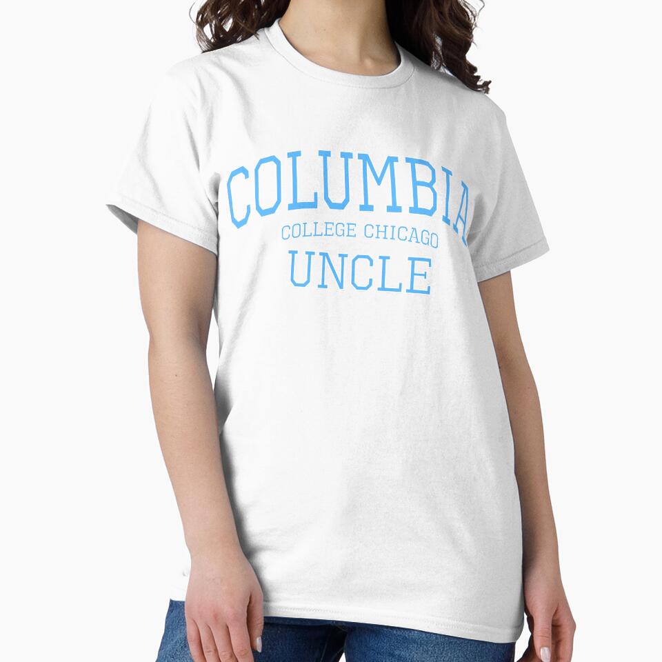 Columbia College Chicago Uncle High Quality Print (Blue) by blomdel