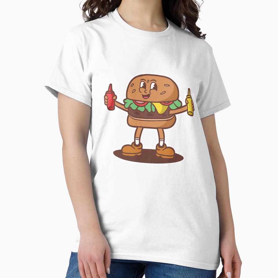 burger mascot by anggapajar