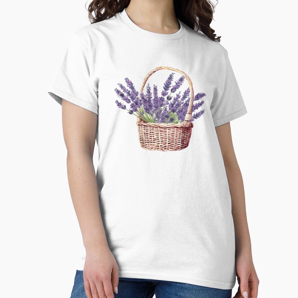 Lavender Flower Basket by New-School-Wave