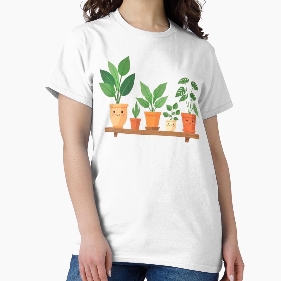 Cute Houseplant Art for Plant Moms Dads and Green Lovers by Mytrustiq