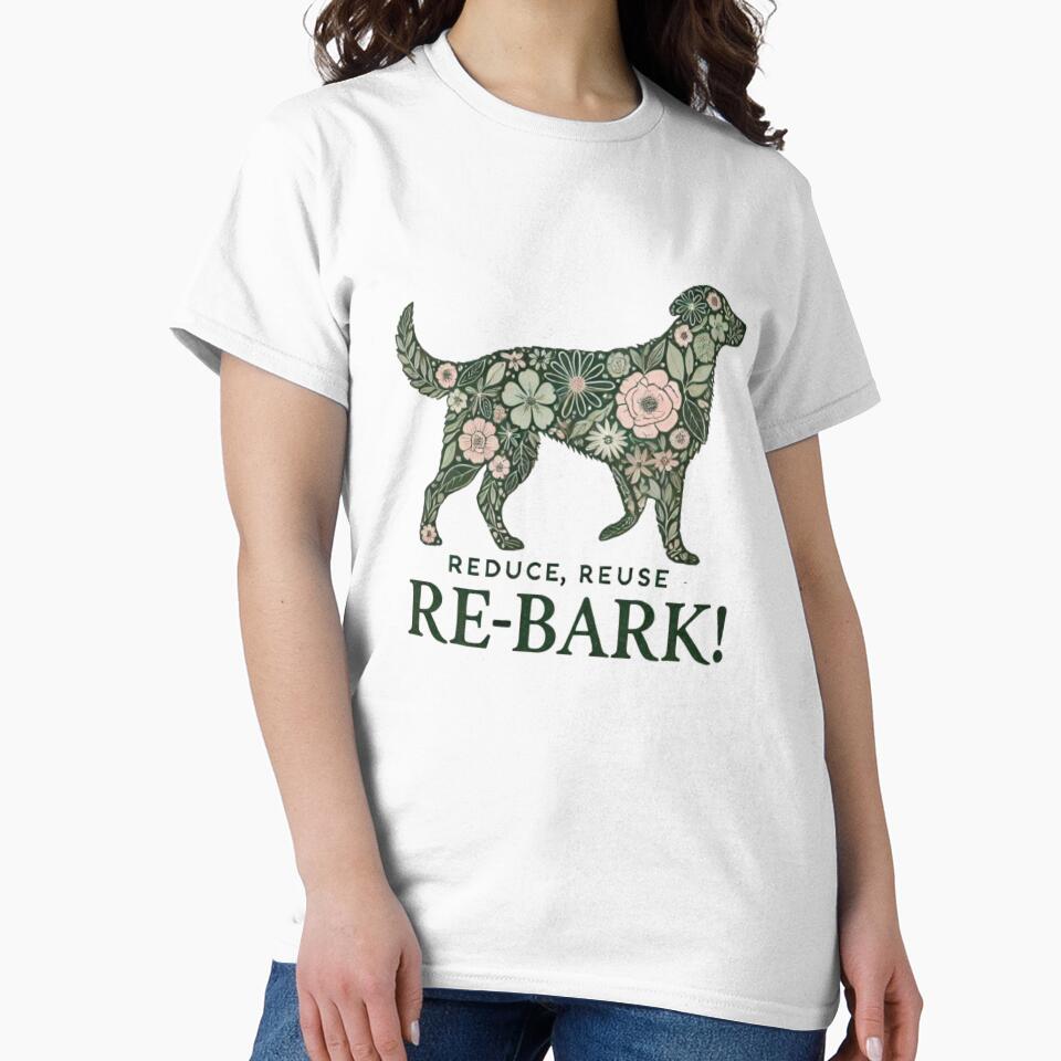 Floral Dog Design Promoting Recycling and Sustainability by yuxin2009