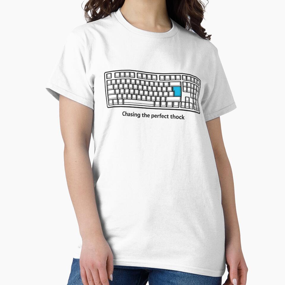 Mechanical Keyboard Art | Perfect Thock Design – Enthusiast Desk Accessory – Minimalist Tech Illustration by avinigav