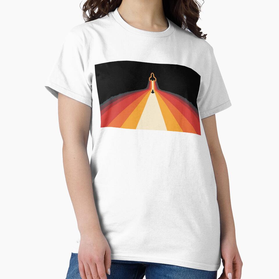 Rocket launch in vibrant colors by anytka