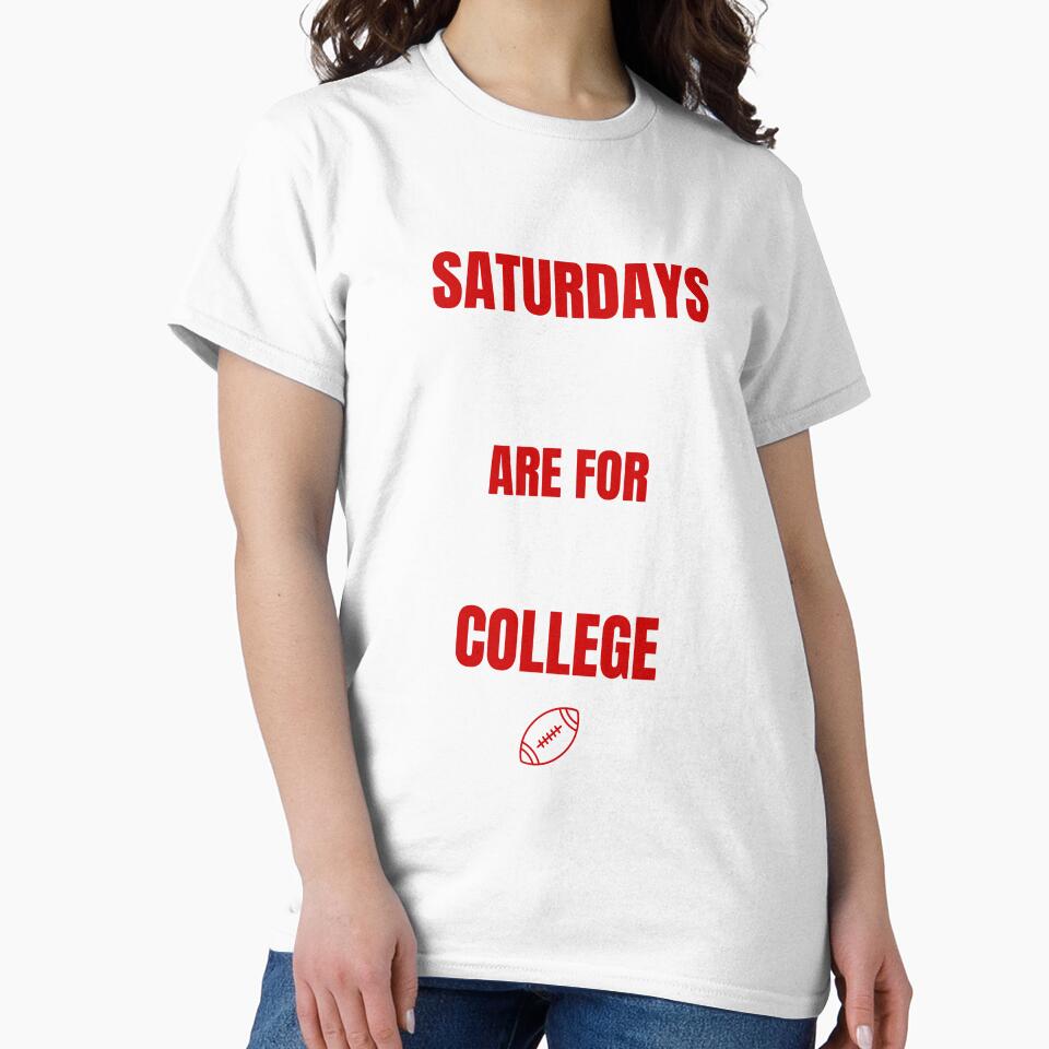 Saturdays Are For College (Custom Matching Dad and Kid Set) by FourthandTired